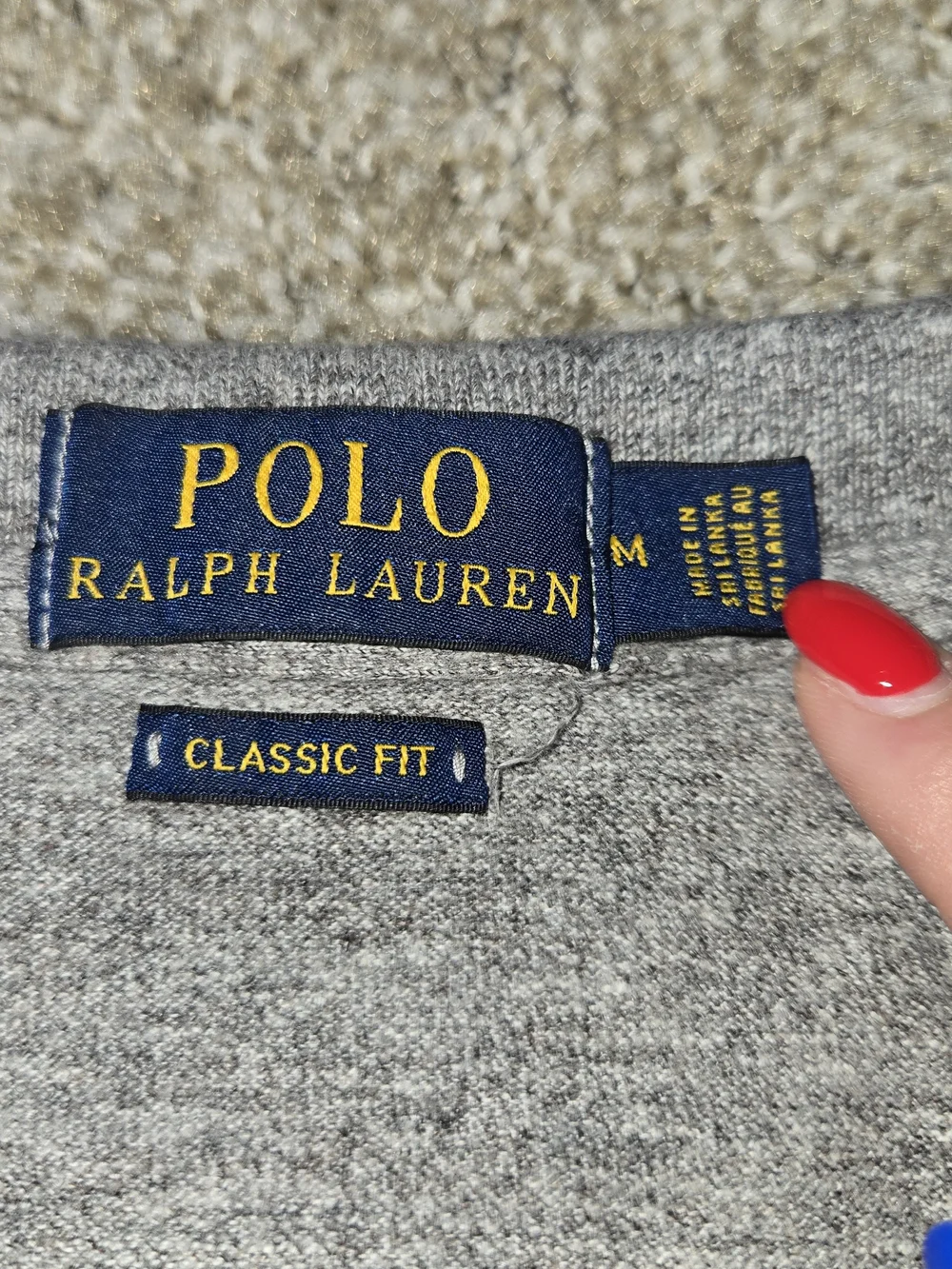 Polo by Ralph Lauren Men's Gray Short-Sleeve Polo Shirt